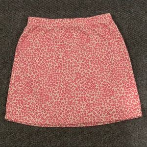 Pink cheetah phoebe skirt brandy Melville (rare)